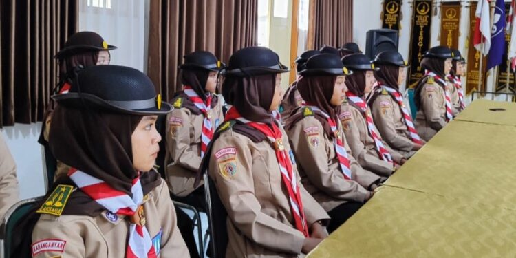Pelepasan Kontingen Raimuna Daerah Kwarcab Karanganyar