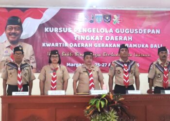 Kwarda Bali Gelar Kursus Pengelolaan Gugus Depan se-Bali