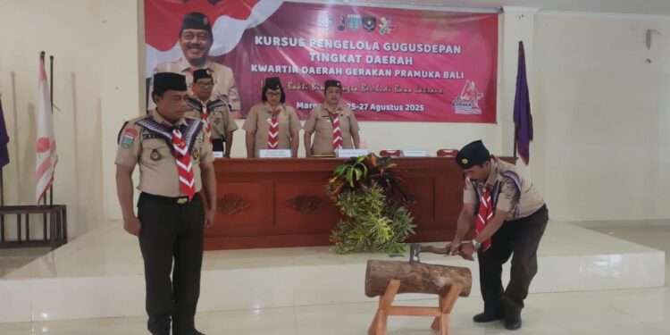 Kwarda Bali Gelar Kursus Pengelolaan Gugus Depan se-Bali