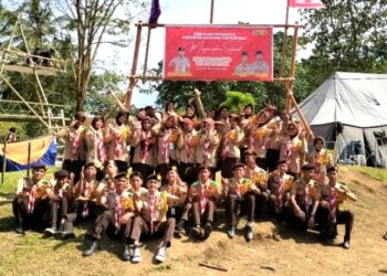 DKR Patimpeng, Tata dan Benahi Lokasi Perkemahan dan Lomba Kreativitas Pramuka Penggalang 2025