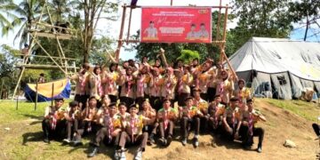 DKR Patimpeng, Tata dan Benahi Lokasi Perkemahan dan Lomba Kreativitas Pramuka Penggalang 2025