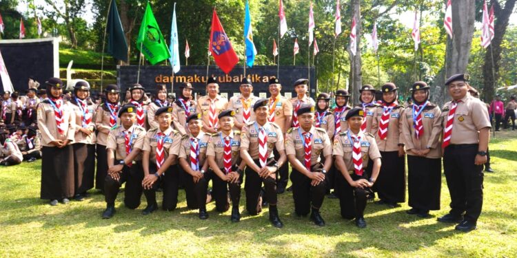 Bupati Banyumas Beri Motivasi Kontingen Banyumas di Raimuna Daerah XIII Jawa Tengah