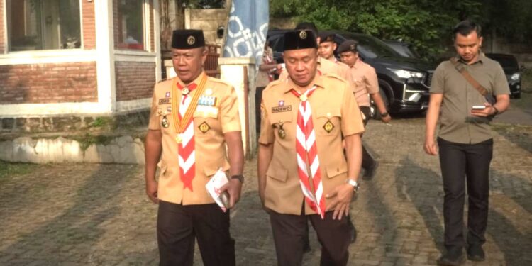 Bupati Banyumas Beri Motivasi Kontingen Banyumas di Raimuna Daerah XIII Jawa Tengah
