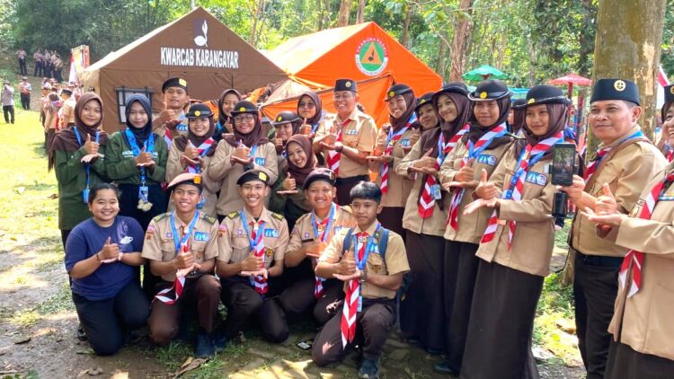 Ketua Kwarda Jawa Tengah Anjangsana di Tapak Tenda Karanganyar