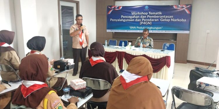 Pramuka Aceh Selatan Ikuti Workshop Tematik Pencegahan Dan Pemberantasan Penyalahgunaan Dan Peredaran Gelap Narkoba (P4GN)
