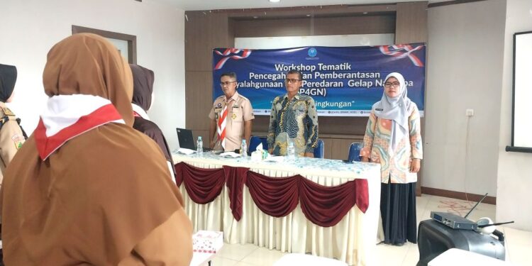 Pramuka Aceh Selatan Ikuti Workshop Tematik Pencegahan Dan Pemberantasan Penyalahgunaan Dan Peredaran Gelap Narkoba (P4GN)