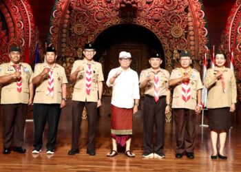 Peringati HUT ke-64 Pramuka, Kwarda Bali Apresiasi Peran Pramuka dalam Pengelolaan Sampah di Denpasar