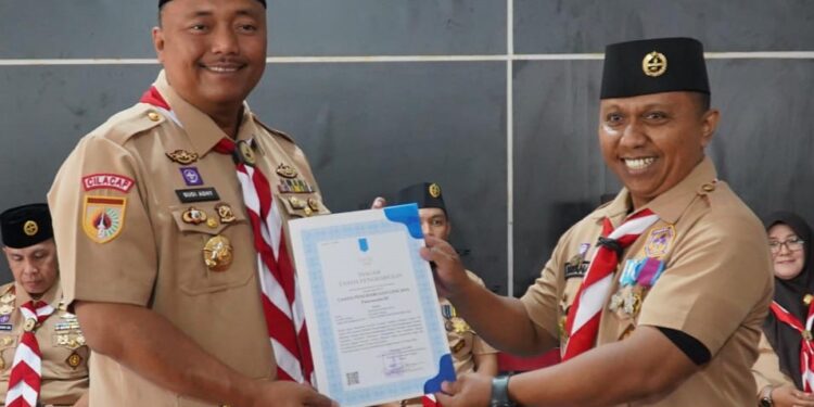 103 Anggota Pramuka Dewasa dan 2 Anggota Pramuka Muda Terima Penghargaan dari Kwartir Nasional dan Kwartir Daerah Jawa Tengah