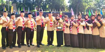 SMP Negeri 1 Maos Raih Juara 1 Gugus Depan Mantap Kwarda Jawa Tengah 2025