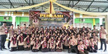 MTs Negeri 2 Medan Gelar Persami, Api Unggun Jadi Puncak Kebersamaan.