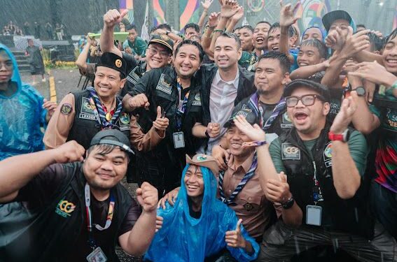 Raffi Ahmad Kagum: Ribuan Peserta WMSJ Tetap Semangat Meski Diguyur Hujan Deras