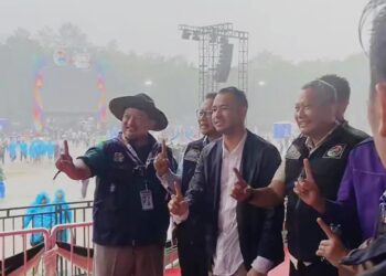 Raffi Ahmad Kagum: Ribuan Peserta WMSJ Tetap Semangat Meski Diguyur Hujan Deras