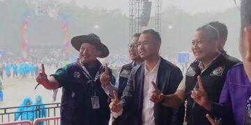 Raffi Ahmad Kagum: Ribuan Peserta WMSJ Tetap Semangat Meski Diguyur Hujan Deras