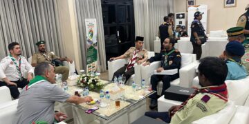 Waka Kwarnas Lakukan Pertemuan Dengan Pimpinan Kontingen WMSJ 2025 Jelang Penutupan