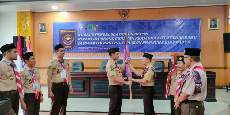 Buka Kursus Pengelola Gugus Depan, Ini pesan Ketua Kwarcab Kota Pekanbaru