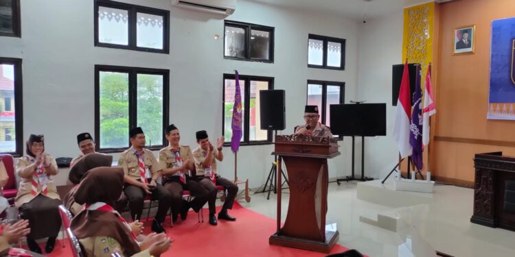 Buka Kursus Pengelola Gugus Depan, Ini pesan Ketua Kwarcab Kota Pekanbaru