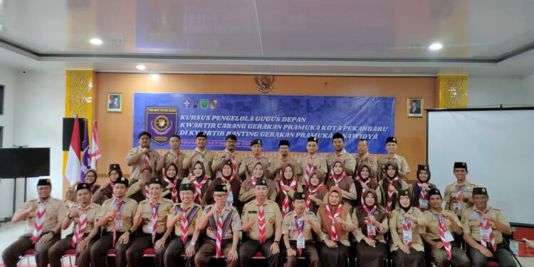 Buka Kursus Pengelola Gugus Depan, Ini pesan Ketua Kwarcab Kota Pekanbaru