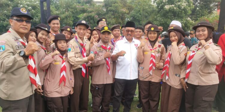 Pramuka Dukung Ikrar Jogo Suroboyo, Semangat Pahlawan Diteguhkan