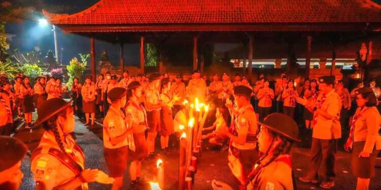 Kwarda Bali Gelar Ziarah dan Ulang Janji di Monumen Pahlawan I Gusti Ngurah Rai