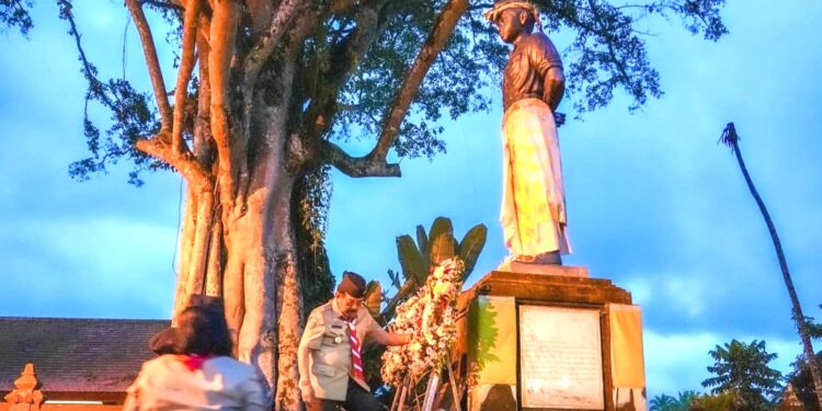 Kwarda Bali Gelar Ziarah dan Ulang Janji di Monumen Pahlawan I Gusti Ngurah Rai