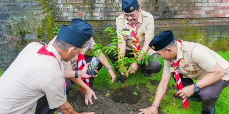 Kwarda Bali Gelar Ziarah dan Ulang Janji di Monumen Pahlawan I Gusti Ngurah Rai