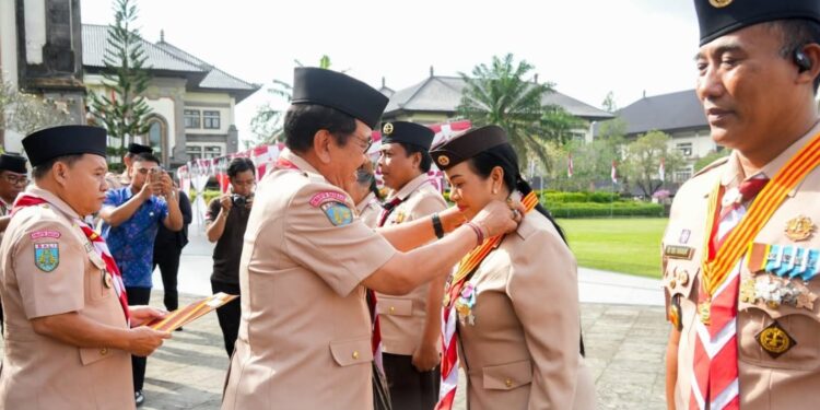 Kwarda Bali Gelar Puncak Peringatan Hari Pramuka ke-64 di Badung, Tekankan Sinergi dan Ketahanan Bangsa