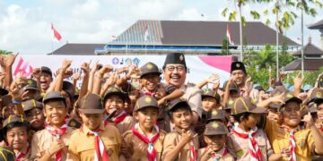 Kwarda Bali Gelar Puncak Peringatan Hari Pramuka ke-64 di Badung, Tekankan Sinergi dan Ketahanan Bangsa