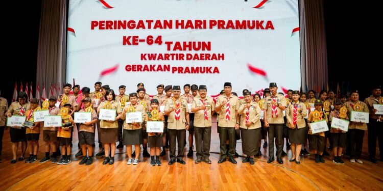 Kwarda Bali Gelar Puncak Peringatan Hari Pramuka ke-64 di Badung, Tekankan Sinergi dan Ketahanan Bangsa