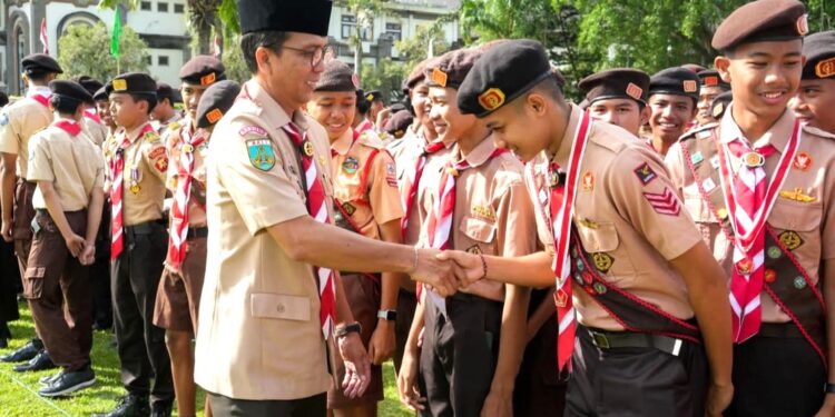 Kwarda Bali Gelar Puncak Peringatan Hari Pramuka ke-64 di Badung, Tekankan Sinergi dan Ketahanan Bangsa