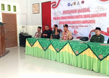 Kwarcab Karanganyar dan Baznas Gelar Khitanan Massal dalam Rangka Hari Pramuka ke-64