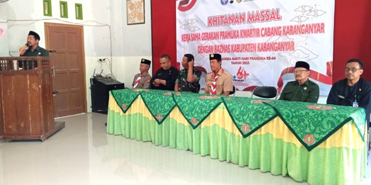 Kwarcab Karanganyar dan Baznas Gelar Khitanan Massal dalam Rangka Hari Pramuka ke-64