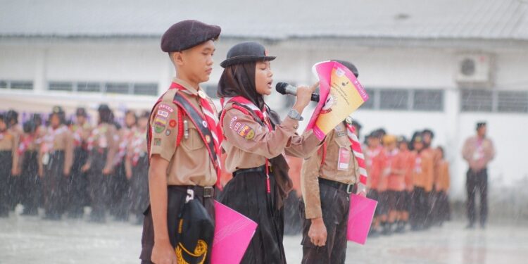 Jambore Ranting Medan Amplas Tahun 2025 Digelar, Wali Kota Medan Ajak Pramuka Jadi Generasi Disiplin, Berakhlak, dan Cinta Tanah Air