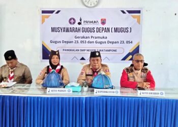 Pertama Kali, Pramuka SMP Negeri 3 Watampone Selenggarakan Musyawarah Gugus Depan