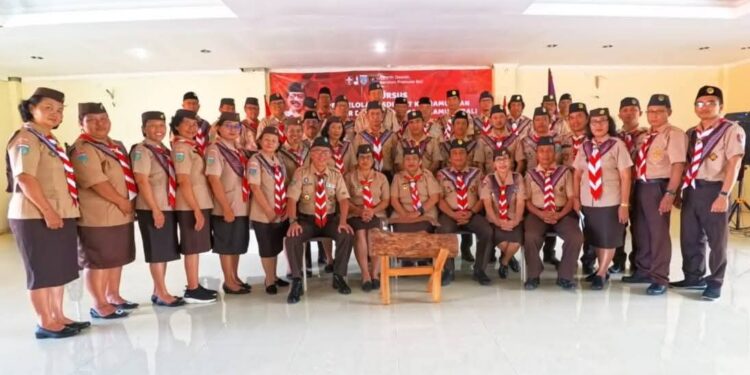 Kwarda Bali Gelar Kursus Pengelola Pusdiklat Kepramukaan Tingkat Daerah 2025