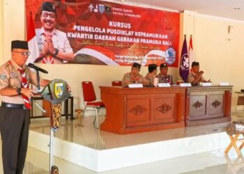 Kwarda Bali Gelar Kursus Pengelola Pusdiklat Kepramukaan Tingkat Daerah 2025