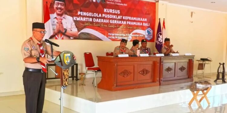Kwarda Bali Gelar Kursus Pengelola Pusdiklat Kepramukaan Tingkat Daerah 2025