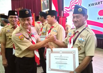 Kwarran Cileungsi Borong Lima Penghargaan di Muscab Kwarcab Bogor