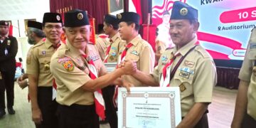 Kwarran Cileungsi Borong Lima Penghargaan di Muscab Kwarcab Bogor