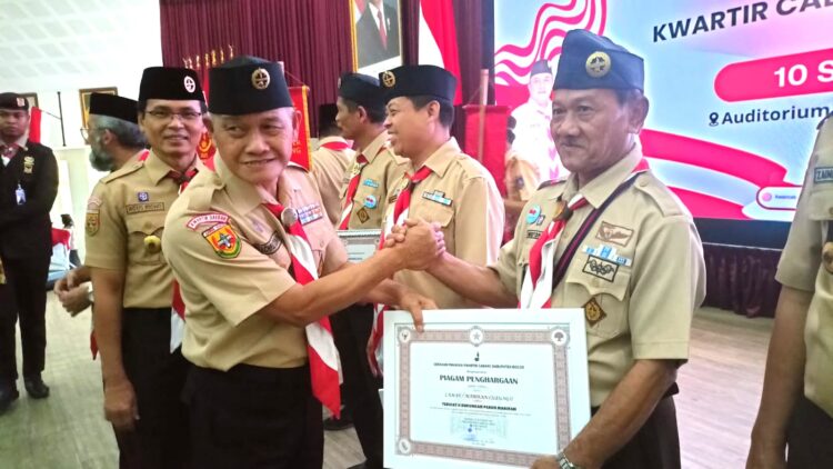 Kwarran Cileungsi Borong Lima Penghargaan di Muscab Kwarcab Bogor