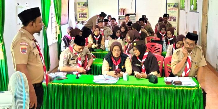 Dukung Digitalisasi Pramuka, Kwarran Patimpeng Gelar Bimtek Aplikasi “Ayo Pramuka”