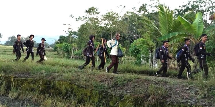 Puluhan Pramuka Penegak Patimpeng Berhasil Raih Brevet Wing Tapak Hitam