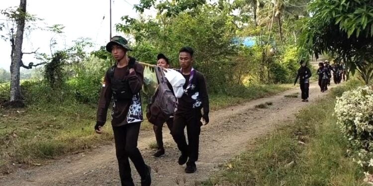 Puluhan Pramuka Penegak Patimpeng Berhasil Raih Brevet Wing Tapak Hitam