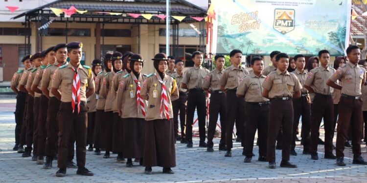Gerakan Pramuka SMKN 1 Watampone Penerimaan Tamu Ambalan