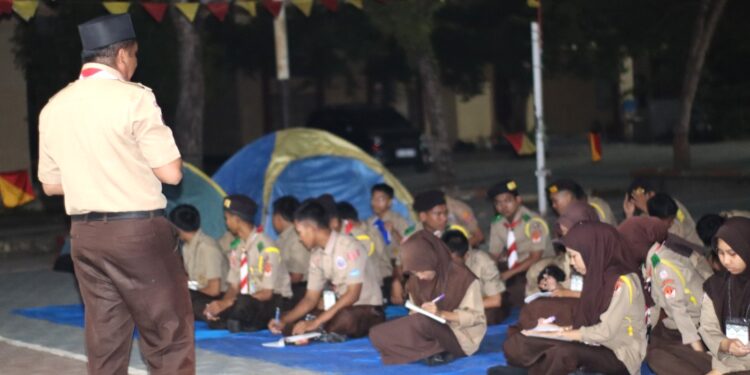 Gerakan Pramuka SMKN 1 Watampone Penerimaan Tamu Ambalan