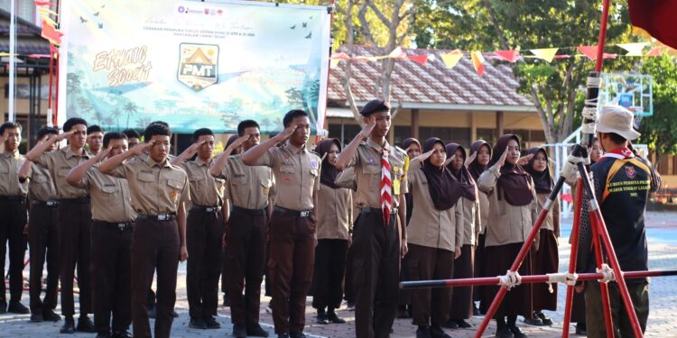 Gerakan Pramuka SMKN 1 Watampone Penerimaan Tamu Ambalan