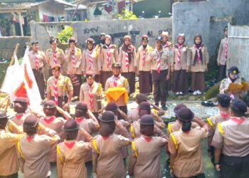 Adakan PTA 2025, Pramuka SMK Prima Mulia Sambut 30 Anggota Baru