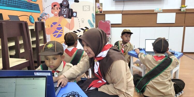 Ratusan Pramuka Kwarran Purwokerto Selatan Ikuti Ujian Pramuka Garuda