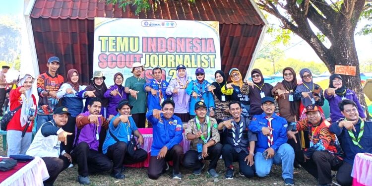 Pertama Kali, Temu Indonesian Scout Journalist Community Sulawesi Selatan Tahun 2025 Sukses Digelar