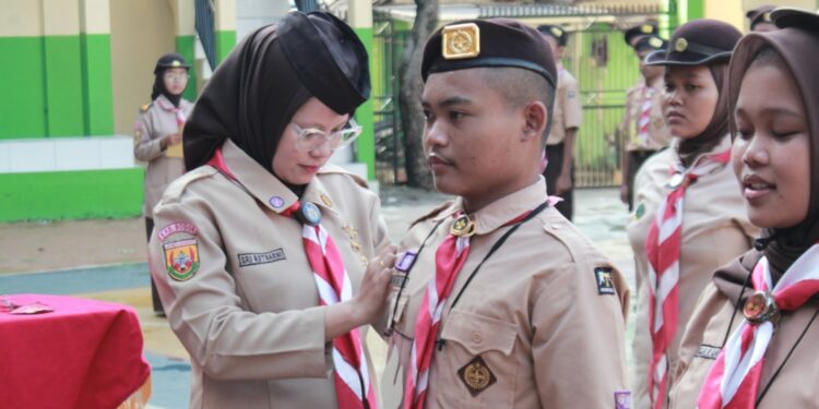 Upaya Regenerasi, Pramuka SMK Bina Teknika Cileungsi Adakan Giat PTA Tahun 2025