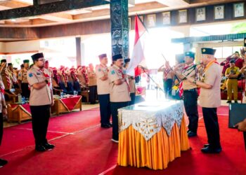 Ketua Kwarda Jatim Lantik Bupati Nganjuk sebagai Kamabicab Pramuka